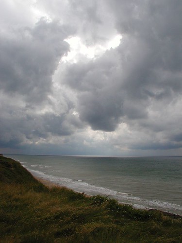 En regntung himmel over Vesterhavet