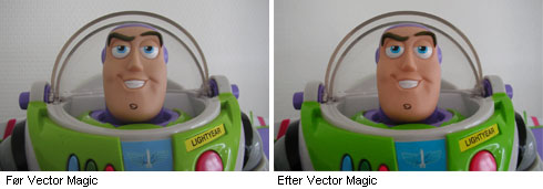 Buzz Lightyear med Vector Magic